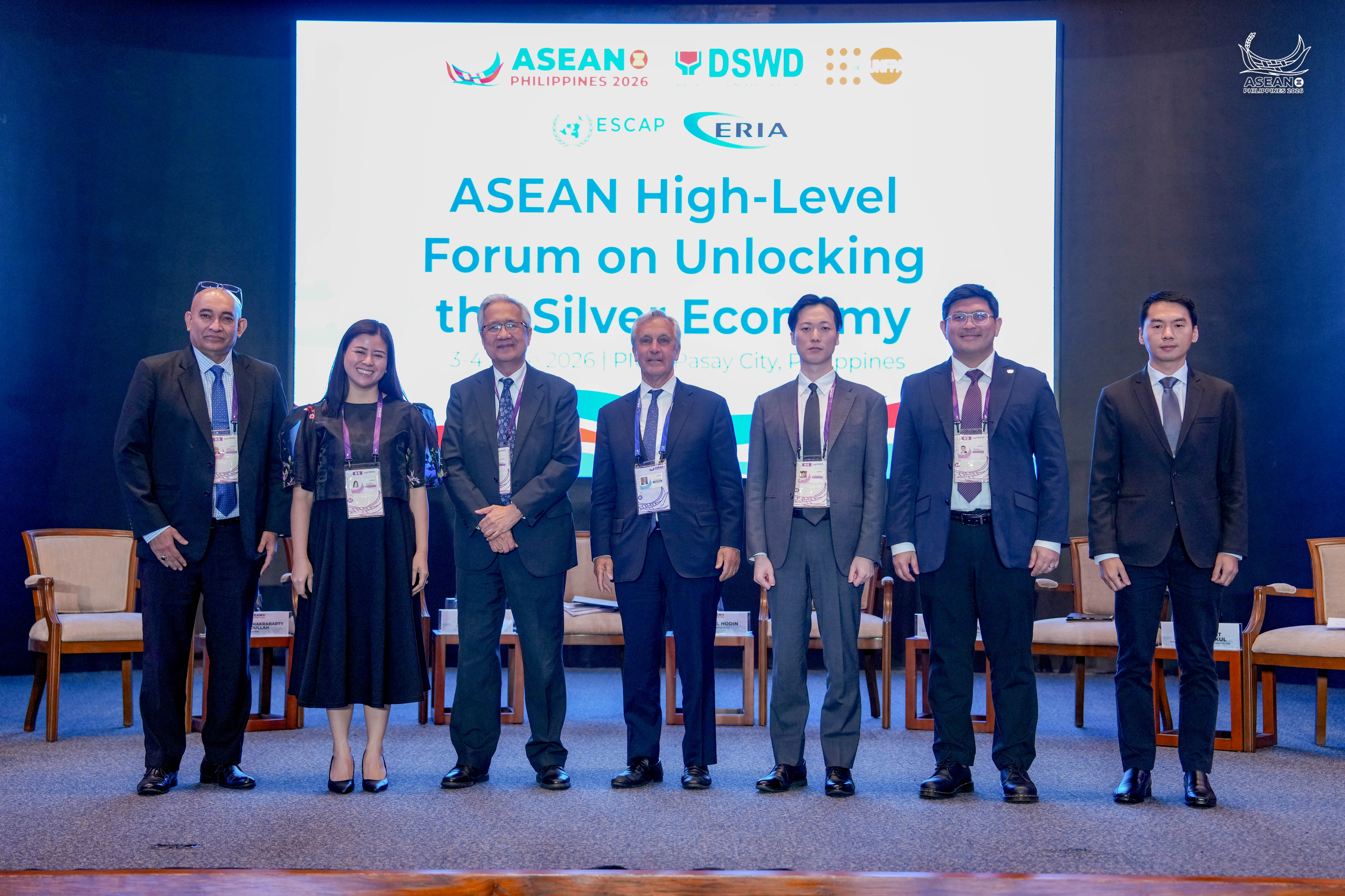 ASEAN High-Level Forum on Unlocking the Silver Economy panel session in Manila, June 2026.